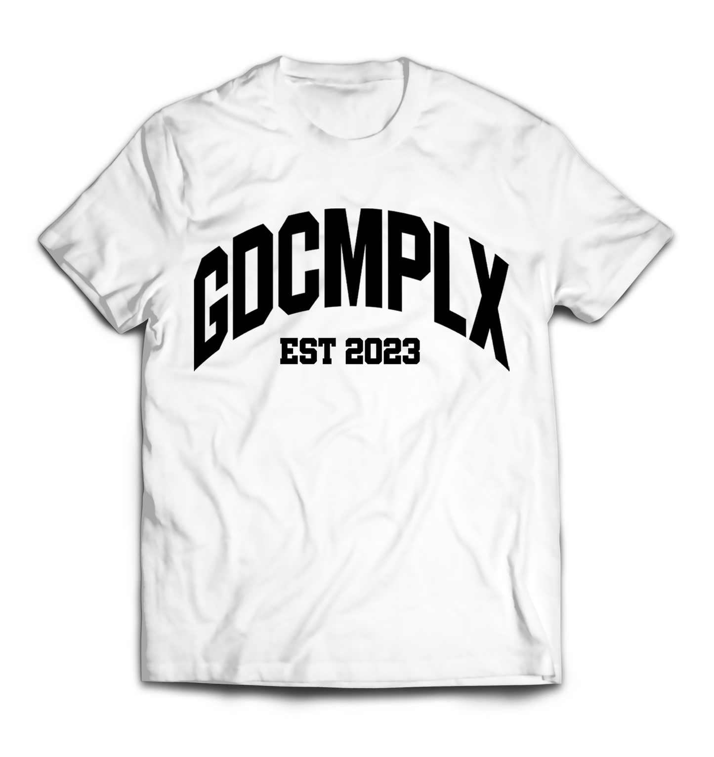 GDCMPLX T-Shirt 'Champions Mentality' [Black on White]