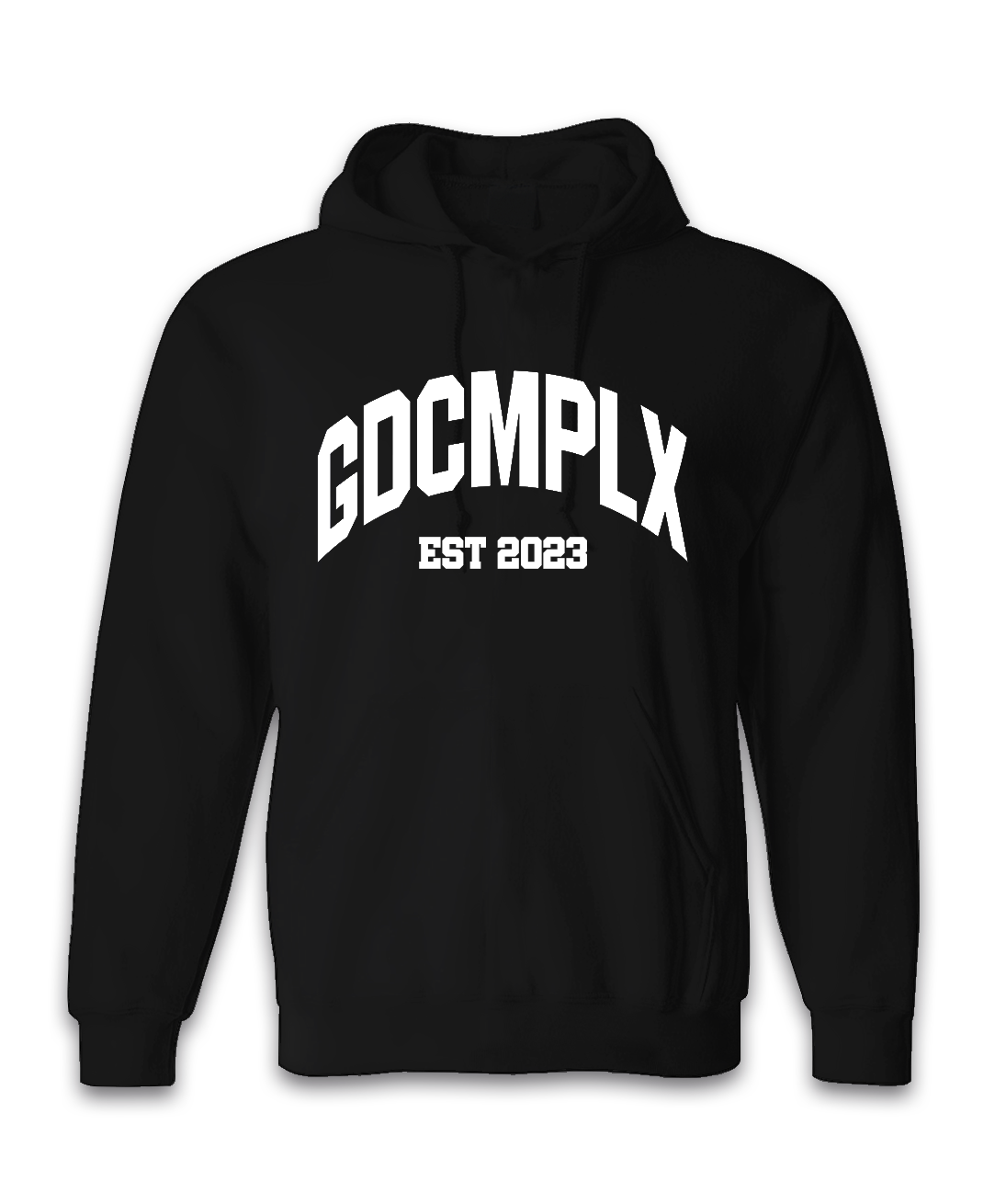 GDCMPLX Hoodie '23' [White on Black]