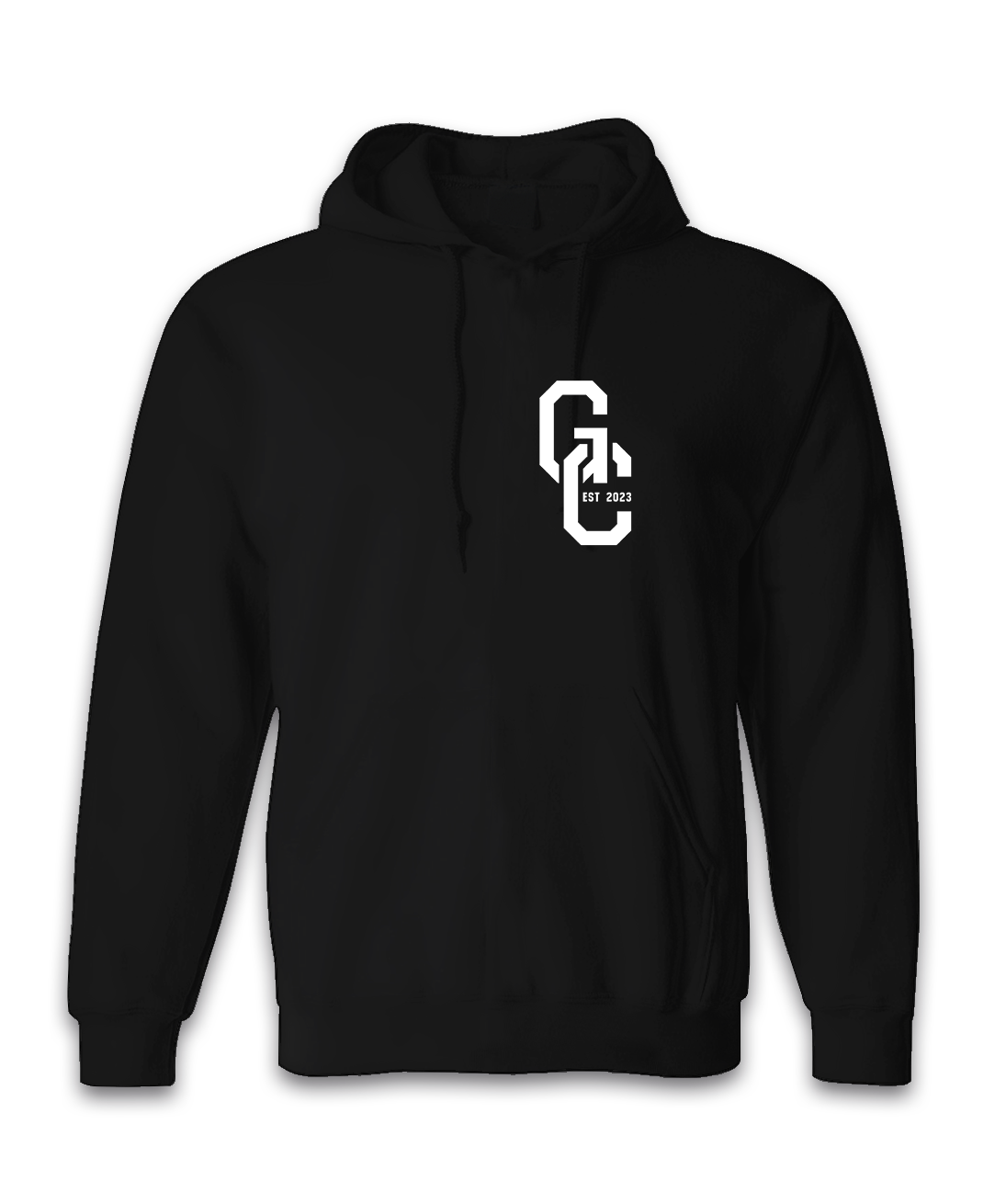 GDCMPLX Hoodie 'Hercules' [White on Black]