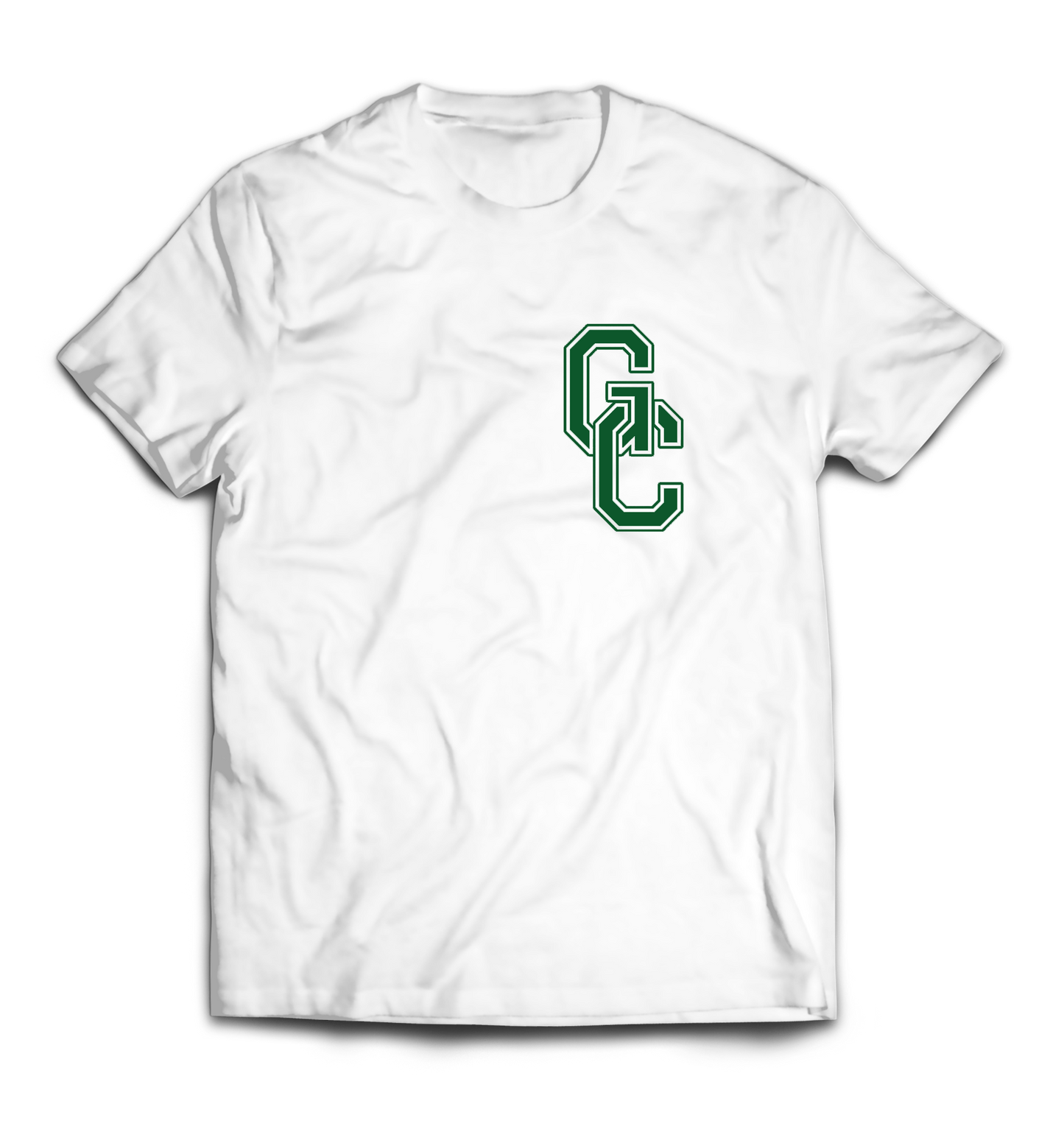 GDCMPLX T-Shirt 'Rise & Conquer' [Green on White]