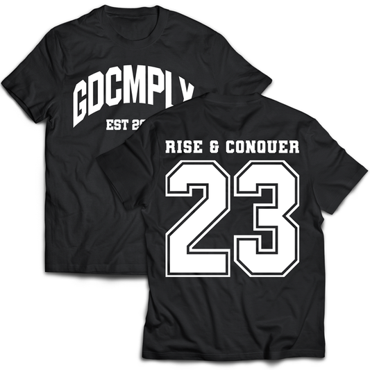 GDCMPLX T-Shirt '23' [White on Black]