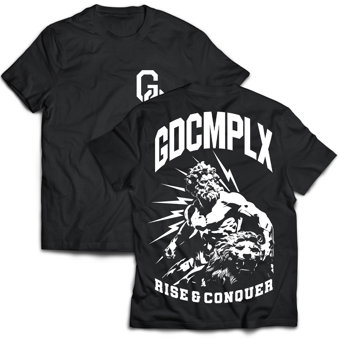 GDCMPLX T-Shirt 'Hercules' [White on Black]