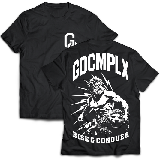 GDCMPLX T-Shirt 'Hercules' [White on Black]